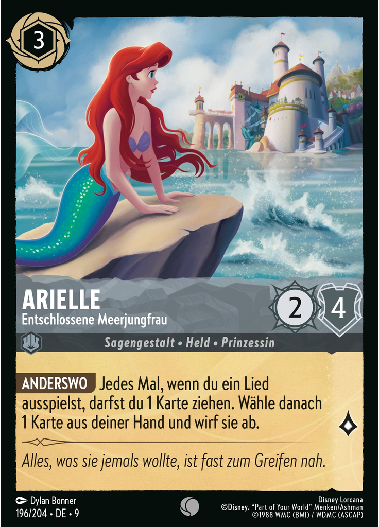 Ariel - Determined Mermaid (Foil)