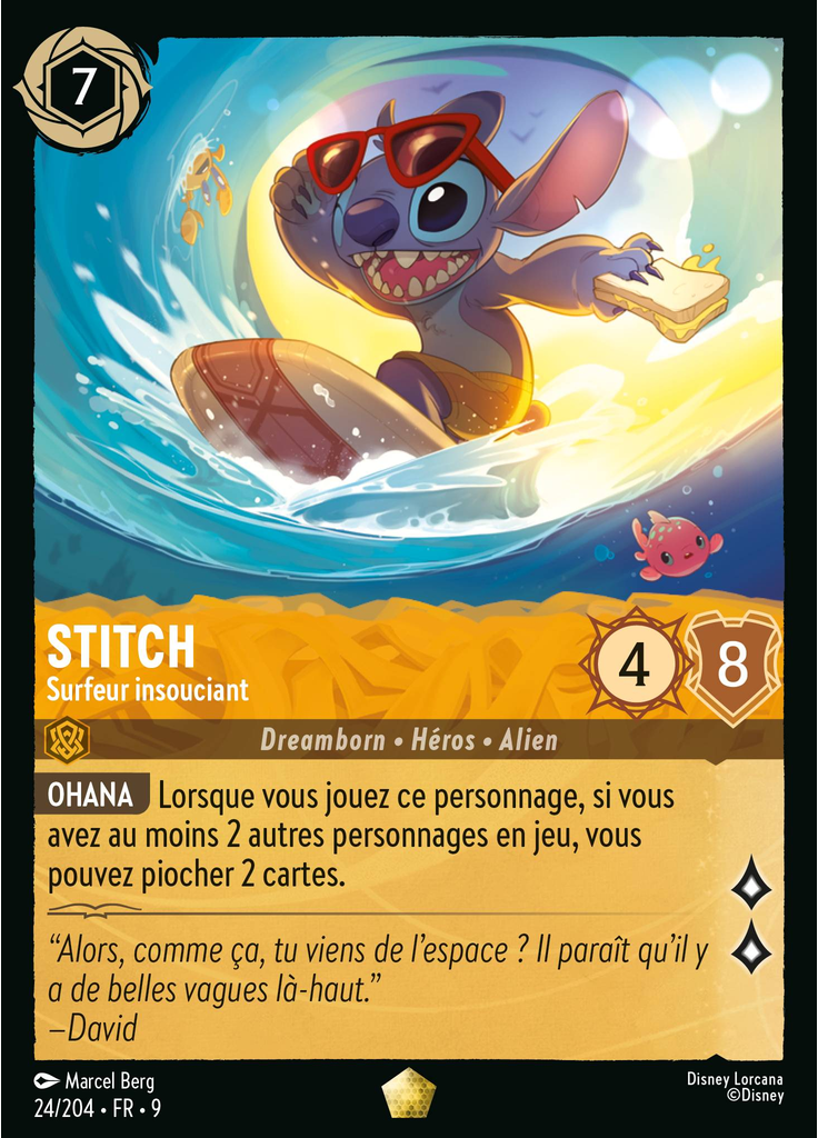 Stitch - Carefree Surfer (Foil)