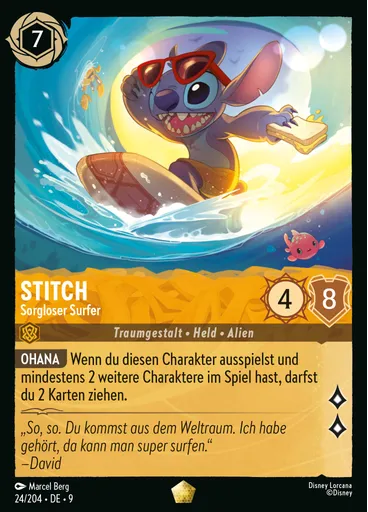 Stitch - Carefree Surfer