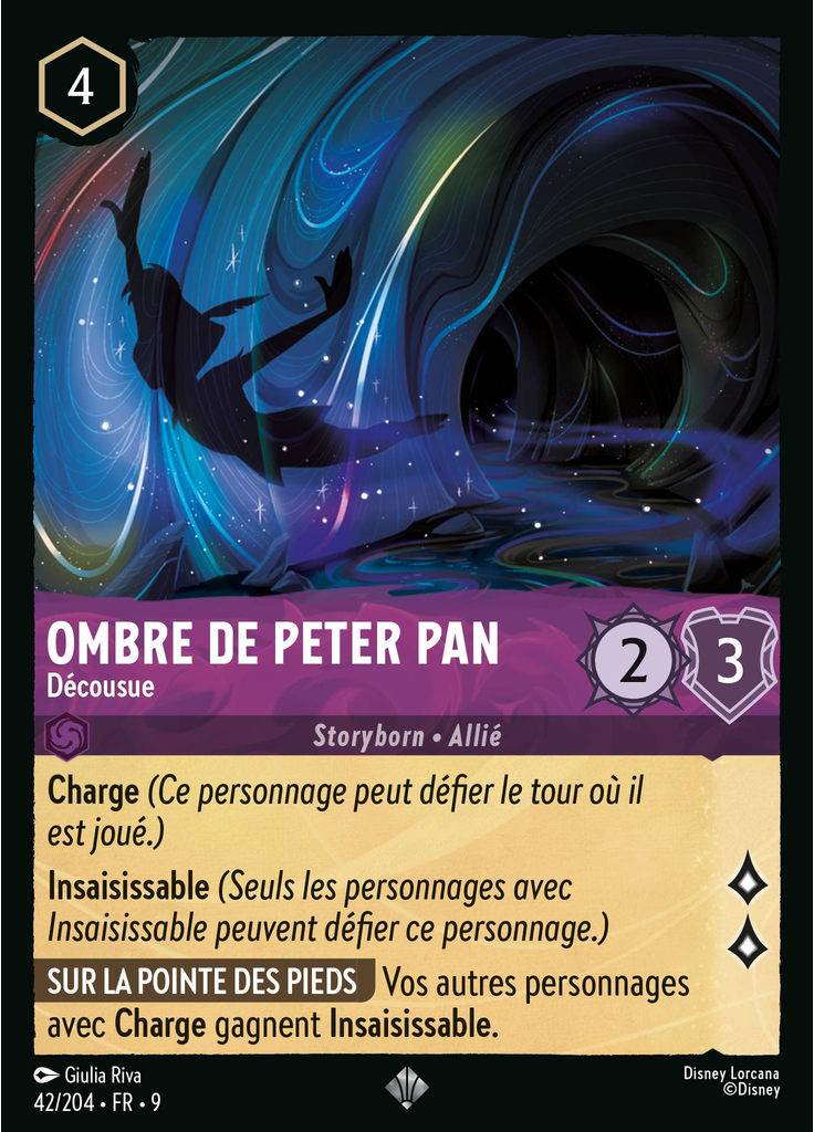 Peter Pan's Shadow - Not Sewn On