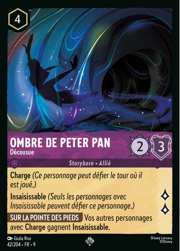 Peter Pan's Shadow - Not Sewn On
