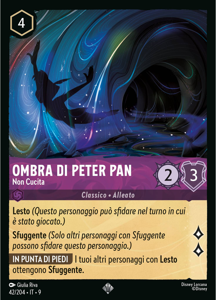 Peter Pan's Shadow - Not Sewn On