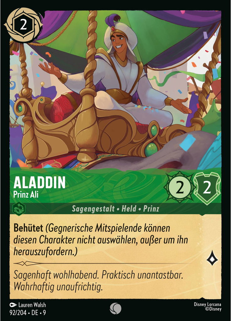 Aladdin - Prince Ali (Foil)