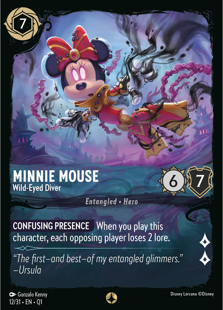Minnie Mouse - Wild-Eyed Diver