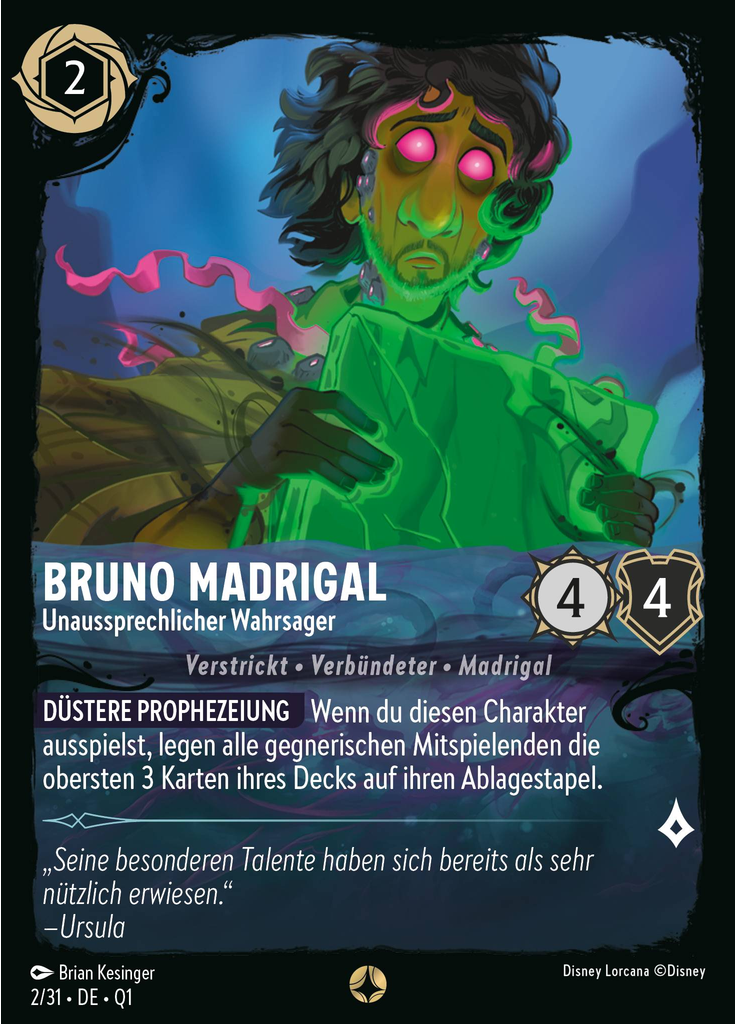Bruno Madrigal - Unspeakable Seer