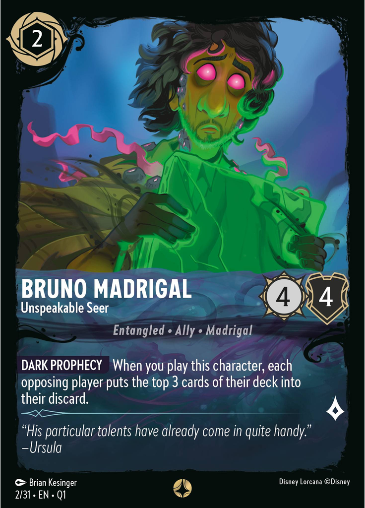 Bruno Madrigal - Unspeakable Seer