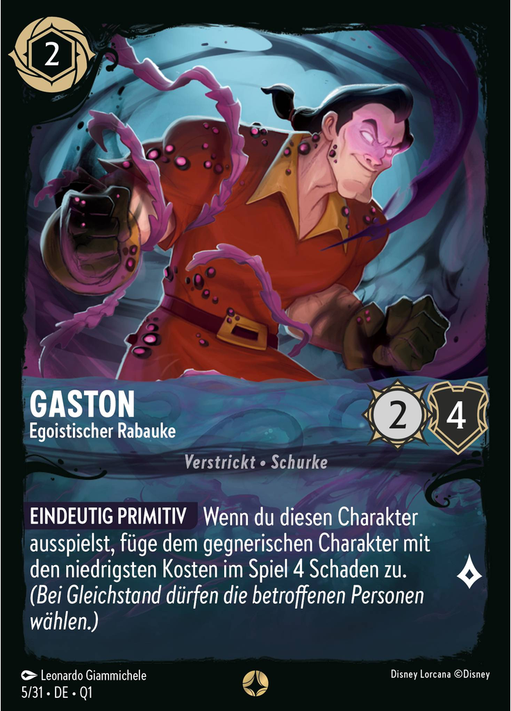 Gaston - Egotistical Bully