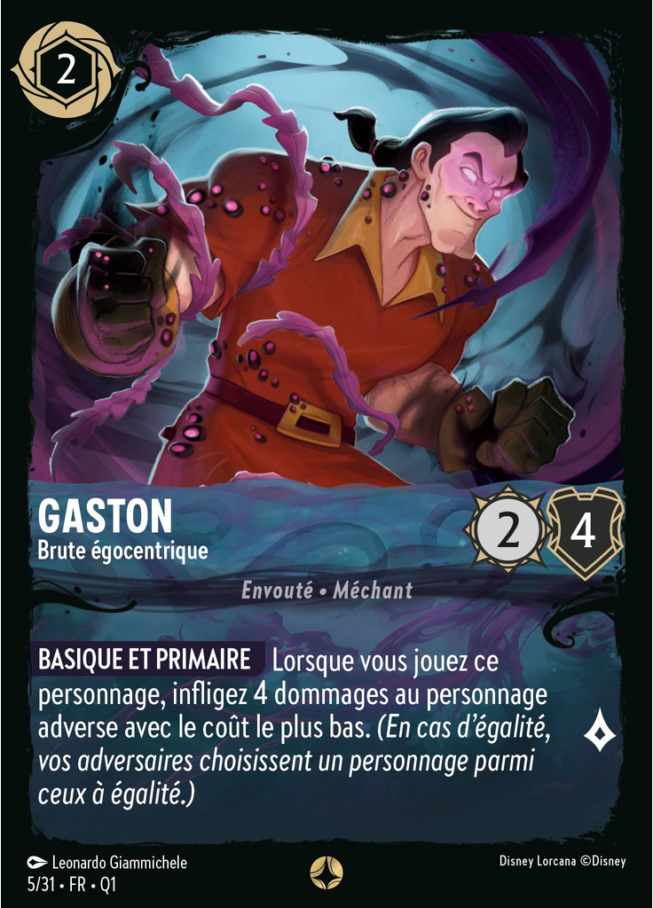 Gaston - Egotistical Bully
