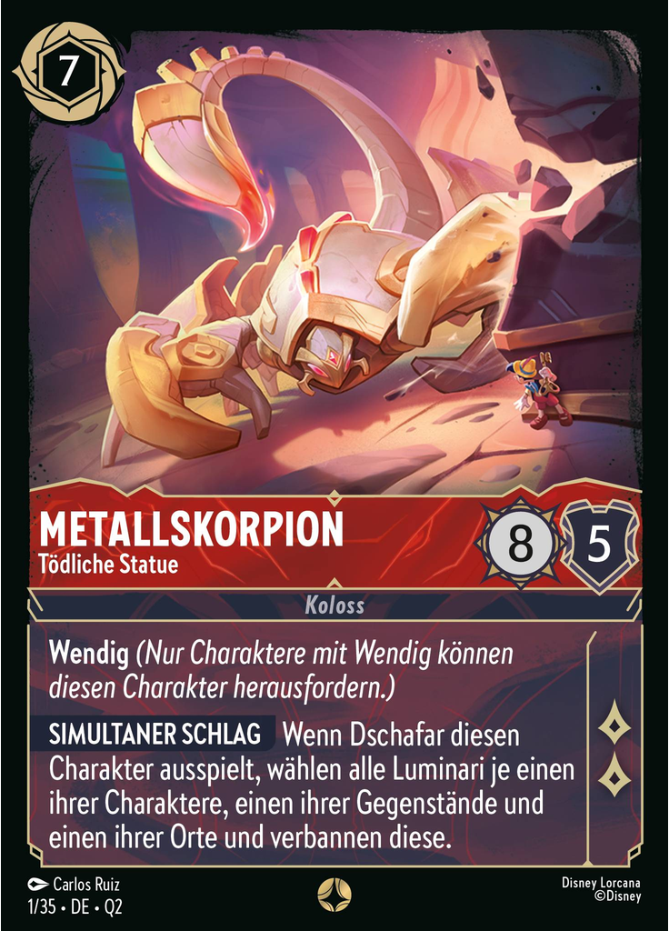 Metal Scorpion - Deadly Statue