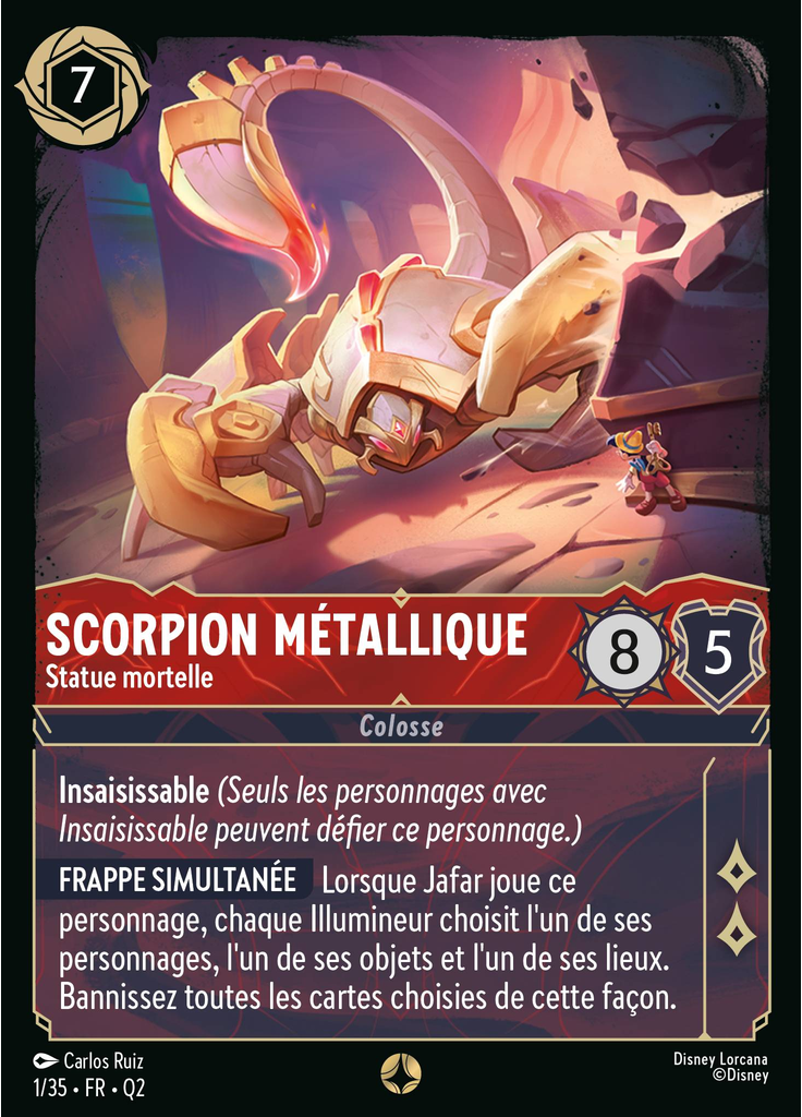 Metal Scorpion - Deadly Statue