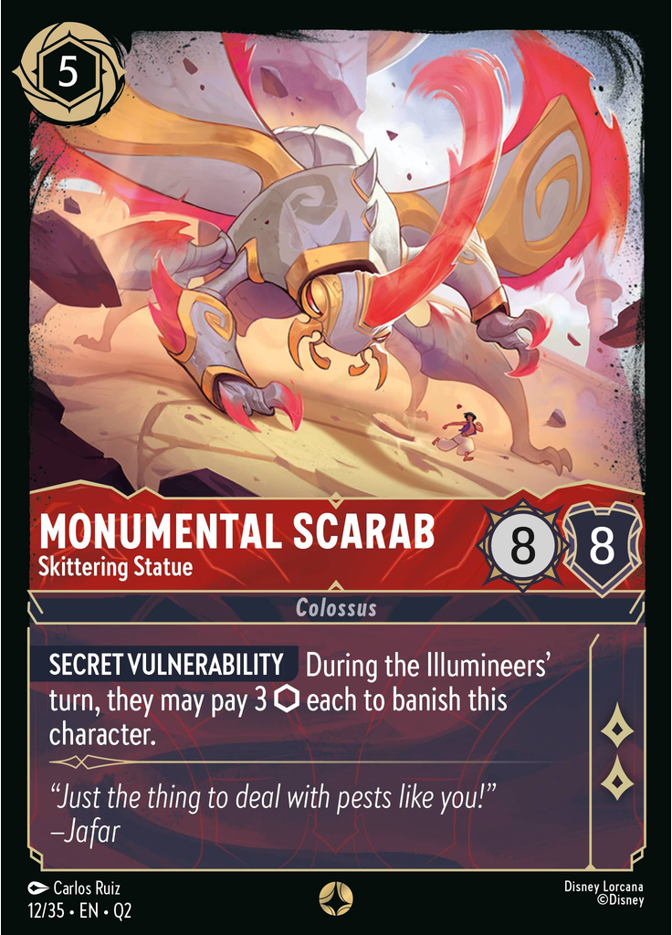 Monumental Scarab - Skittering Statue