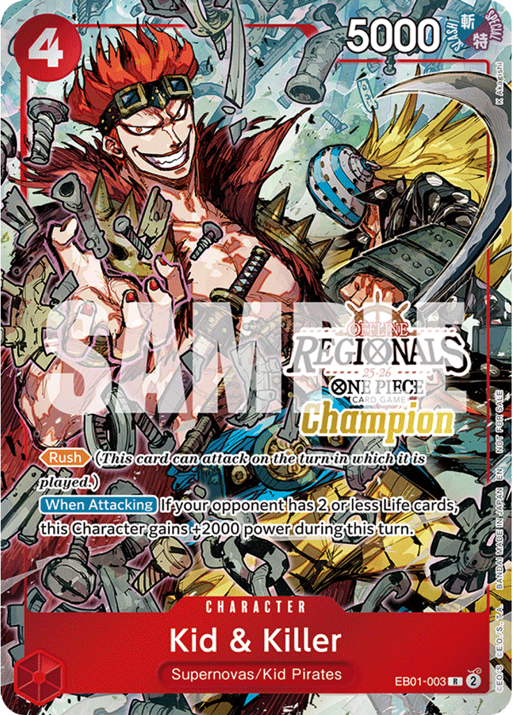 Kid & Killer (Offline Regional Champion Card Set 2025 Vol. 2)