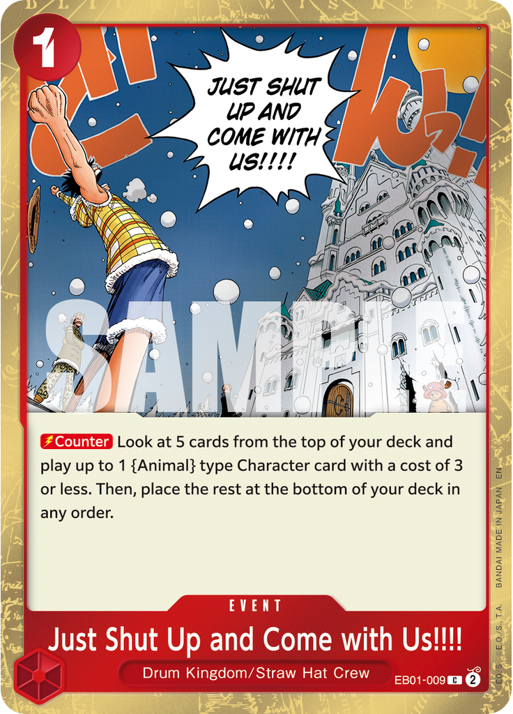 Just Shut Up and Come with Us!!!! (Pirate Foil)