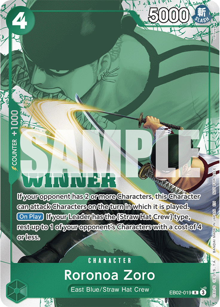 Roronoa Zoro (Winner Pack 2025 Vol. 3)