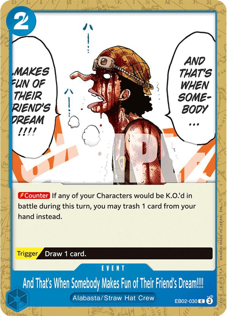 And That's When Somebody Makes Fun of Their Friend's Dream!!!!