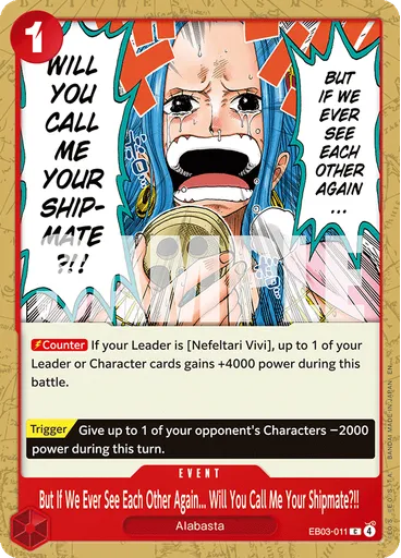 But If We Ever See Each Other Again... Will You Call Me Your Shipmate?!!