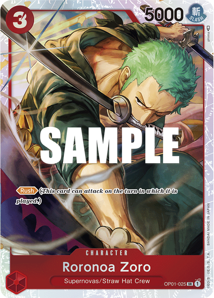 Roronoa Zoro (Ultra Deck: The Three Captains)