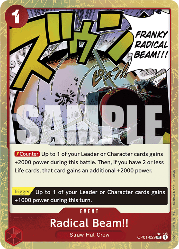 Radical Beam!! (Textured Foil)