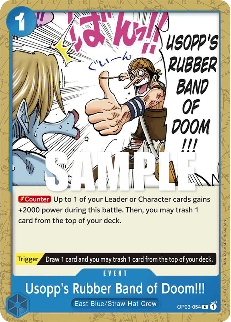 Usopp's Rubber Band of Doom!!!