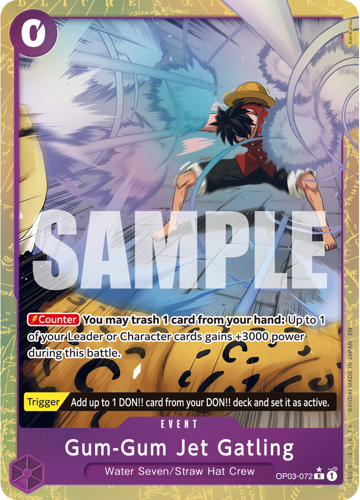 Gum-Gum Jet Gatling (Alternate Art)
