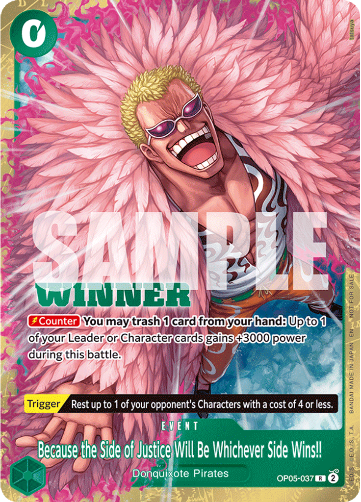 Because the Side of Justice Will Be Whichever Side Wins!! (Winner Pack 2025 Vol. 4)