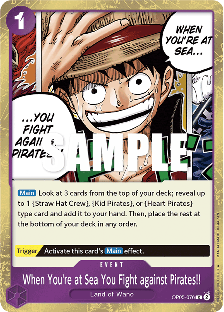 When You're at Sea You Fight against Pirates!!