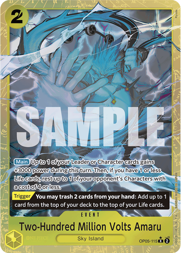 Two-Hundred Million Volts Amaru (Alternate Art (PRB-01))