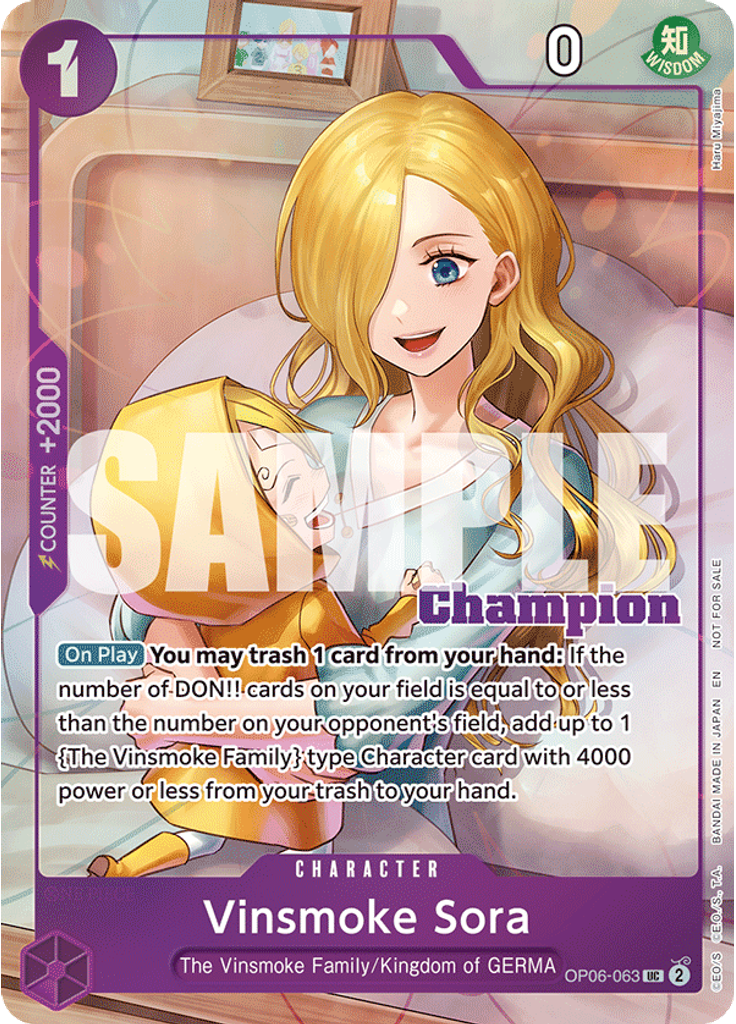 Vinsmoke Sora (CS 25-26 Winner Card Set 2)