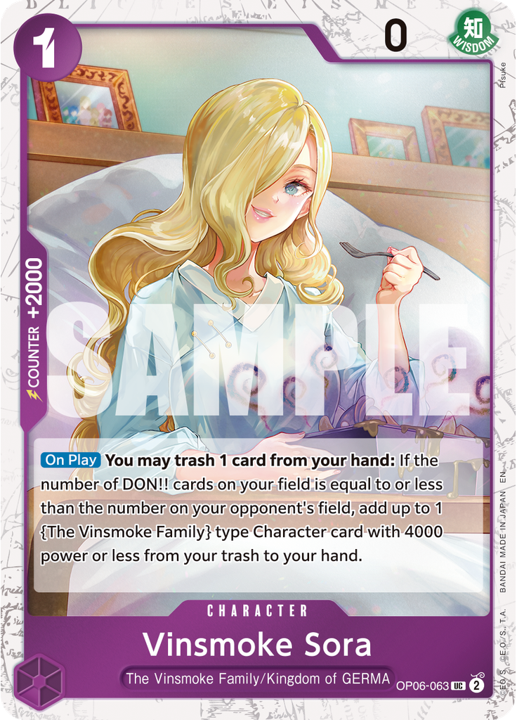 Vinsmoke Sora (Pirate Foil)