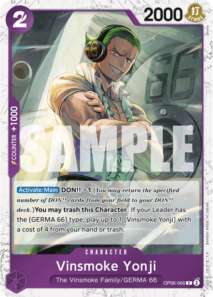 Vinsmoke Yonji (Alternate Art)