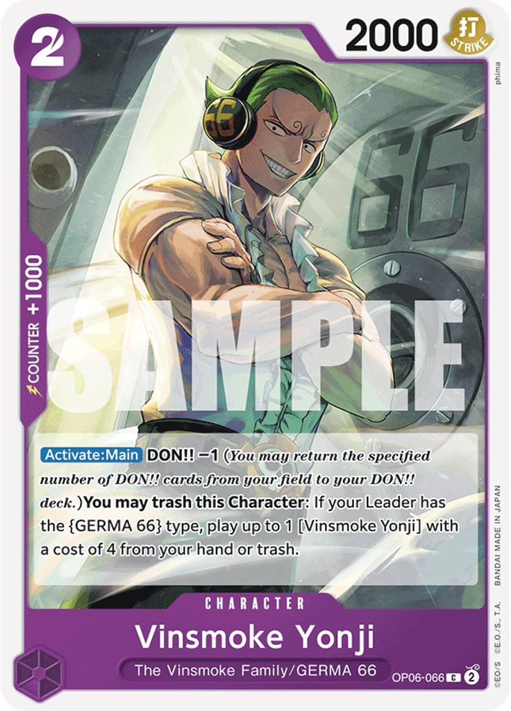 Vinsmoke Yonji (Reprint)