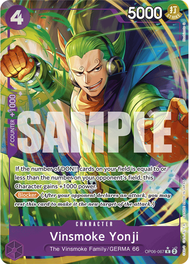 Vinsmoke Yonji (Alternate Art (PRB-01))