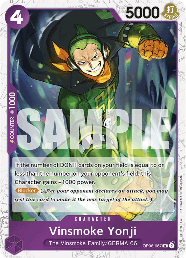 Vinsmoke Yonji (Alternate Art)