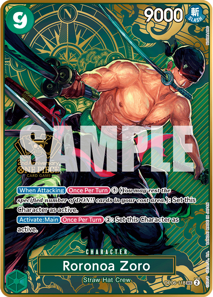 Roronoa Zoro (Japanese 2nd Anniversary Set)