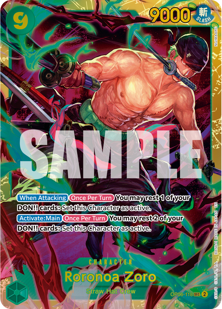 Roronoa Zoro (Reprint (PRB-02))