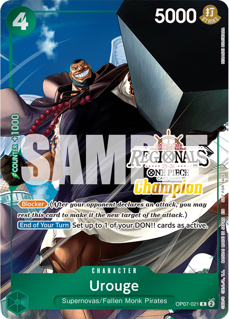 Urouge (Offline Regional Champion Card Set 2025 Vol. 1)