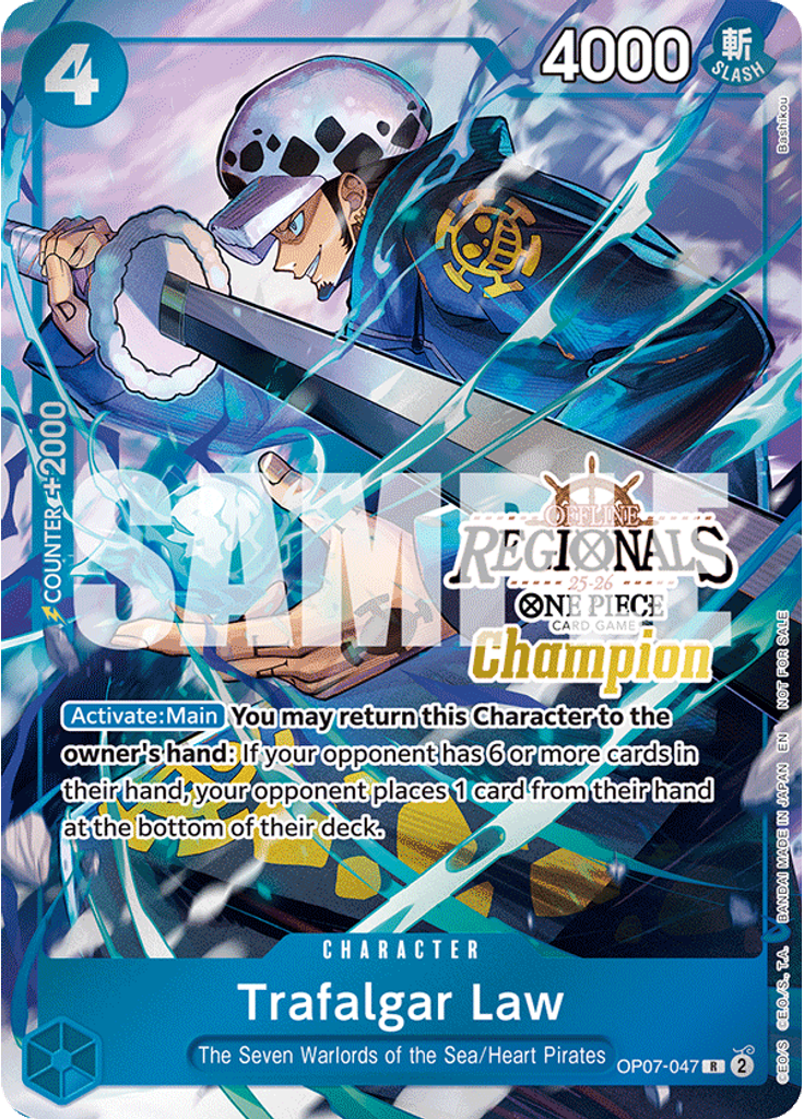 Trafalgar Law (Offline Regional Champion Card Set 2025 Vol. 2)