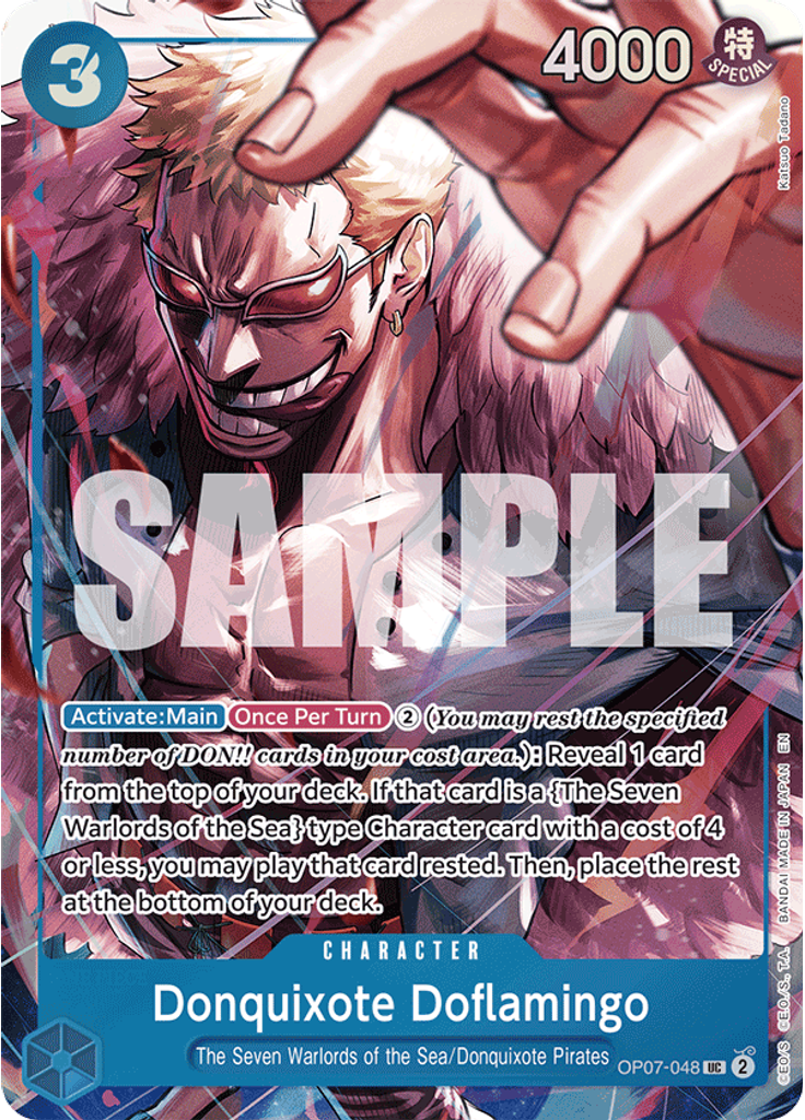 Donquixote Doflamingo (Seven Warlords of the Sea Binder Set)
