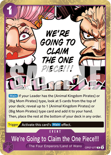 We're Going to Claim the One Piece!!!