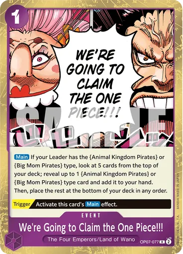 We're Going to Claim the One Piece!!!