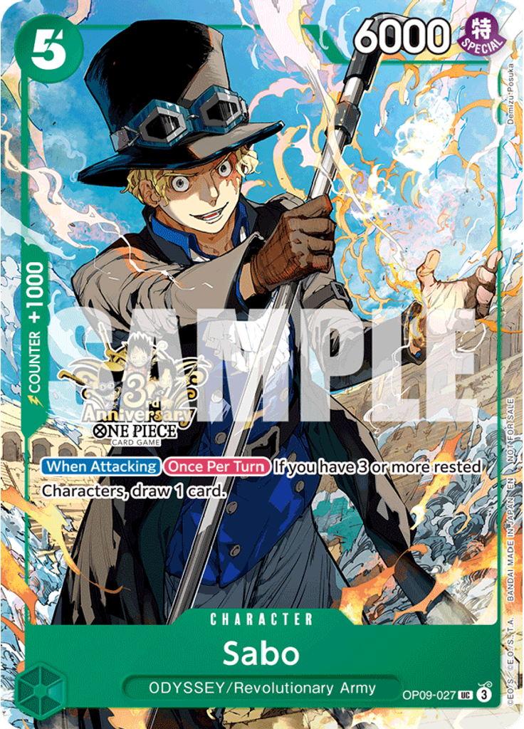 Sabo (3rd Anniversary Tournament 3 Brothers Pack)