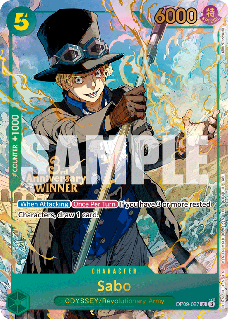 Sabo (3rd Anniversary Winner)