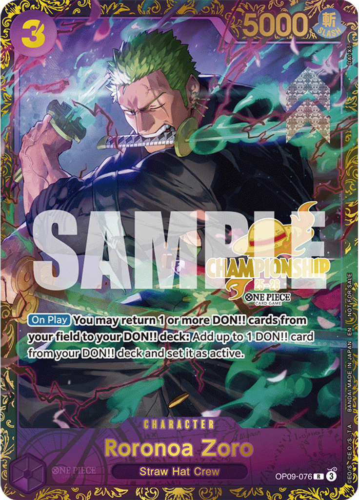 Roronoa Zoro (Championship 25-26 Regionals Season 1)