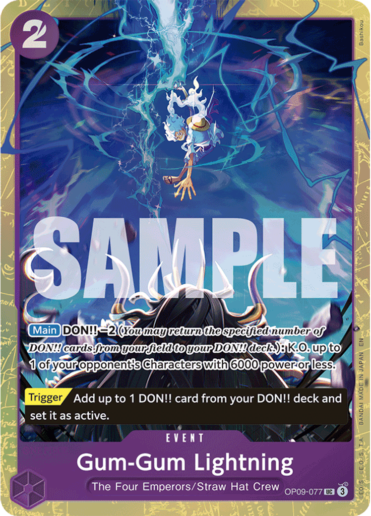 Gum-Gum Lightning (Premium Card Collection - Best Selection Vol. 4)