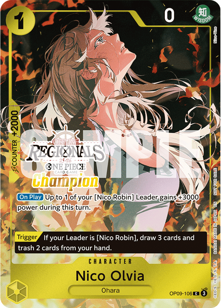 Nico Olvia (Offline Regional Champion Card Set 2025 Vol. 1)