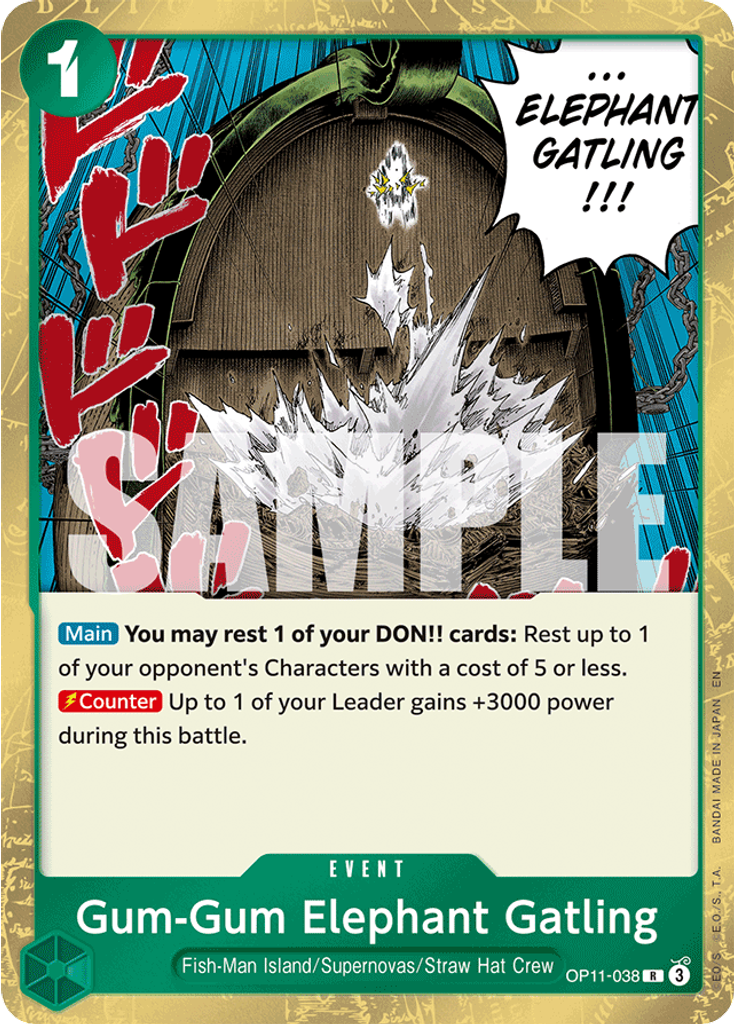 Gum-Gum Elephant Gatling