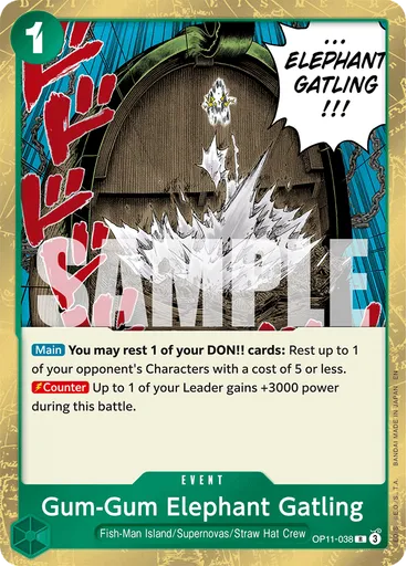 Gum-Gum Elephant Gatling