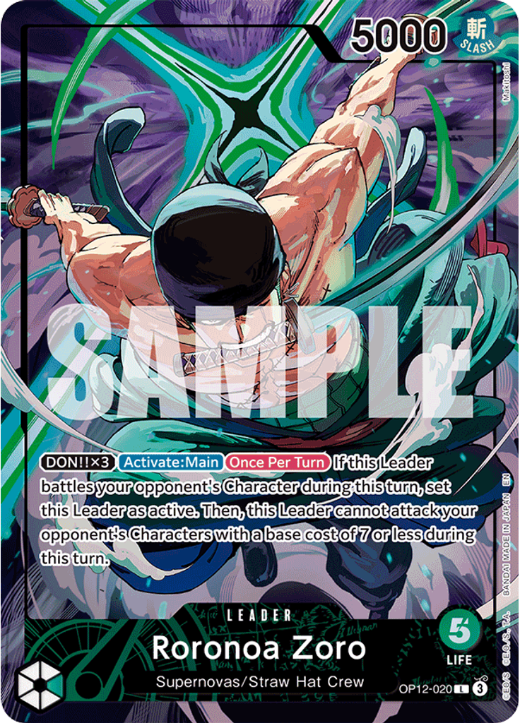 Roronoa Zoro (Official Playmat Limited Edition Vol. 4)