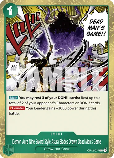 Demon Aura Nine Sword Style Asura Blades Drawn Dead Man's Game