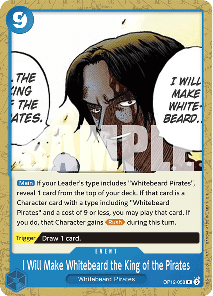 I Will Make Whitebeard the King of the Pirates